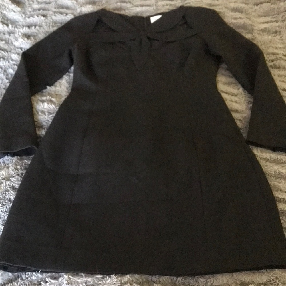 Milly Black Long Sleeve Dress